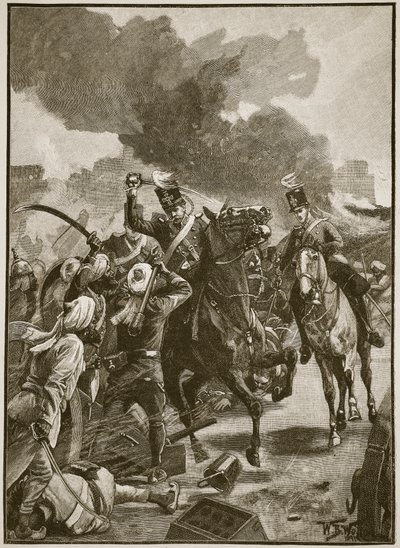 Thackwell at Sobraon, Illustration from 