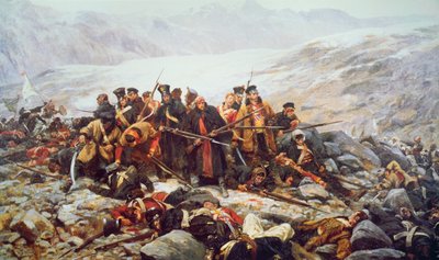 The Last Stand of the 44th Regiment at Gundamuck During the Retreat from Kabul by William Barnes Wollen