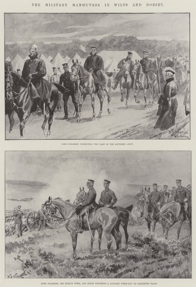 The Military Manoeuvres in Wilts and Dorset by William Barnes Wollen
