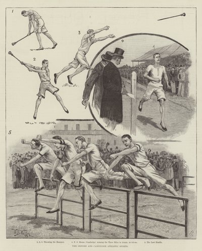 The Oxford and Cambridge Athletic Sports by William Barnes Wollen