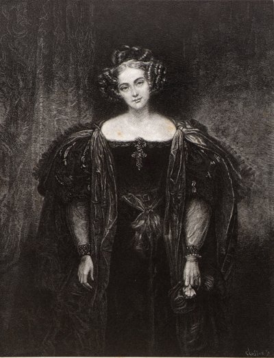 Miss Henrietta Sontag, As Donna Anna in Don Juan by William Baxter Closson