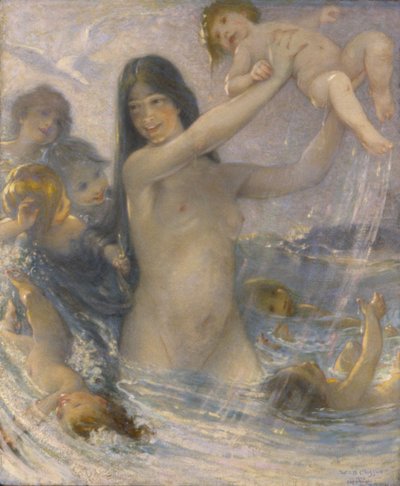 Nymph and Water Babies at Play by William Baxter Palmer Closson