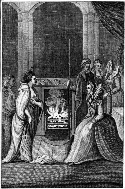 Grana Uile Introduced to Queen Elizabeth, illustration from 