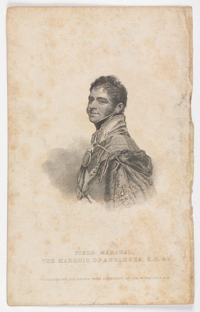 Field Marshal The Marquis of Anglesea K.G. & C. by William Beechey