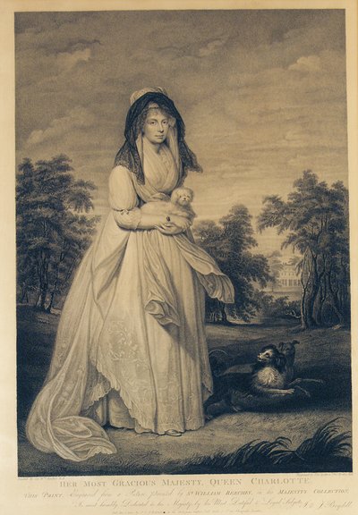 Her Most Gracious Majesty Queen Charlotte, engraved by Thomas Ryder and Thomas Ryder Jnr. by William Beechey