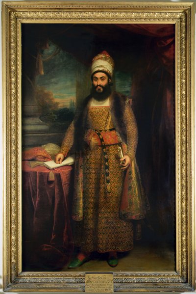 Portrait of Mirza Abul Hassan, Persian Ambassador Sent by the King of Persia to England by William Beechey