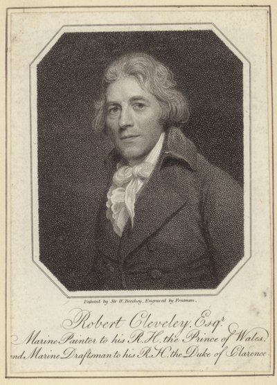 Portrait of Robert Cleveley by William Beechey