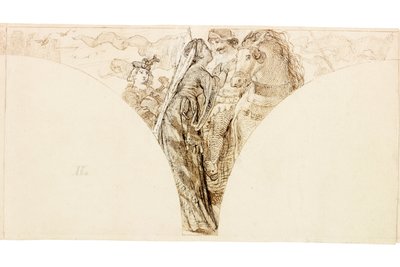 Sketch for Mural at Wallington Hall by William Bell Scott