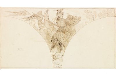 Sketch for Mural at Wallington Hall by William Bell Scott