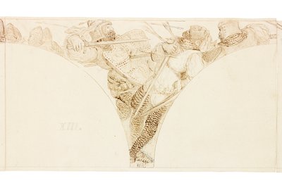 Sketch for Mural at Wallington Hall by William Bell Scott