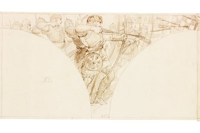 Sketch for Mural at Wallington Hall by William Bell Scott