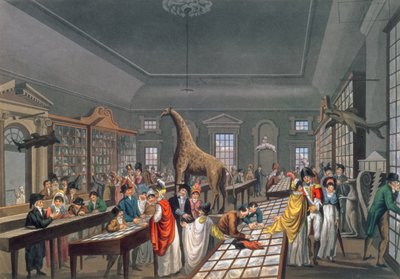 Interior of the Egyptian Hall, Piccadilly, Etched by the Artist, c.1815-25 by William Benjamin Sarsfield Taylor