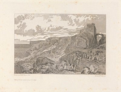 Bow and Arrow Castle, Isle of Portland by William Bernard Cooke