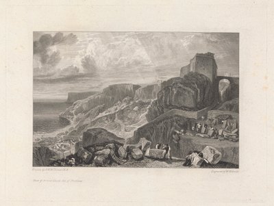 Bow and Arrow Castle, Isle of Portland by William Bernard Cooke