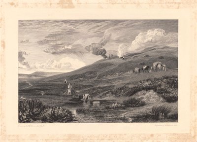 Dartmoor; Source of the Tamar and the Torridge by William Bernard Cooke