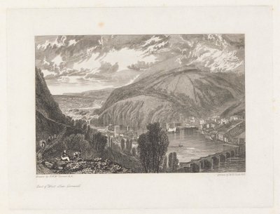 East & West Looe, Cornwall by William Bernard Cooke