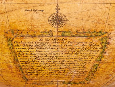 Early English Terrestrial Globe by William Berry