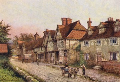 Chiddingstone from the Corner of the Churchyard by William Biscombe Gardner