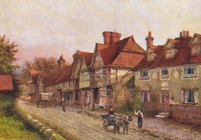 Chiddingstone from the Corner of the Churchyard by William Biscombe Gardner