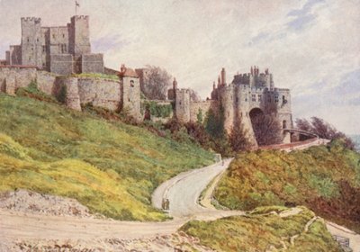 Dover Castle from Castle Hill by William Biscombe Gardner