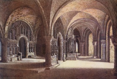 The Chapel of Our Lady in the Undercroft, Canterbury Cathedral by William Biscombe Gardner