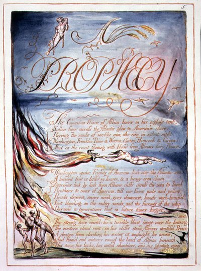 "A Prophecy", plate 3 from 