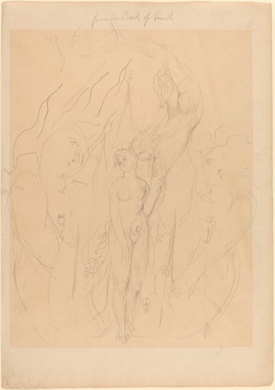 An Angel Teaching a Daughter of Men the Secrets of Sin by William Blake