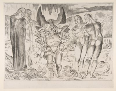 Circle of Thieves: Agnello Brunelleschi Attacked by a Six-Footed Serpent, from Dante