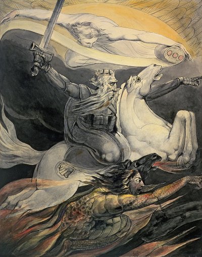 Death on a Pale Horse by William Blake
