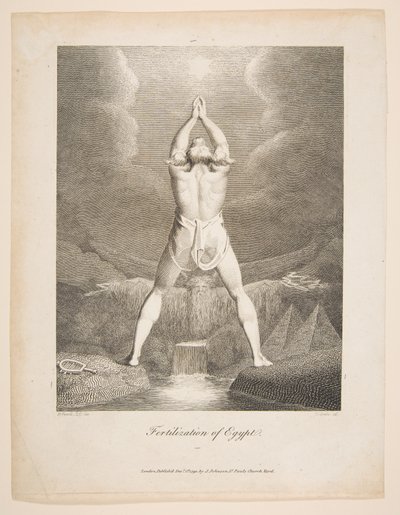 Fertilization of Egypt Erasmus Darwin, The Botanic Garden by William Blake