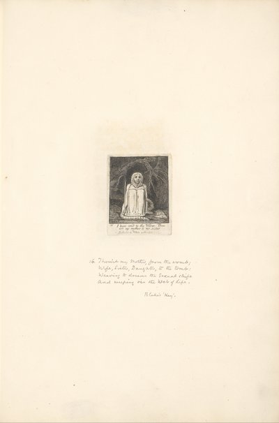 For the Sexes- The Gates of Paradise, Plate 18, I have said to the Worm by William Blake