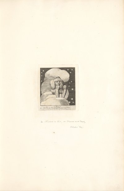 For the Sexes- The Gates of Paradise, Plate 6, Air by William Blake