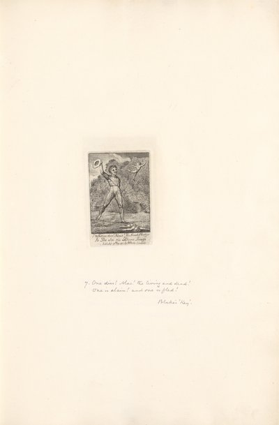 For the Sexes- The Gates of Paradise, Plate 9, Alas! by William Blake