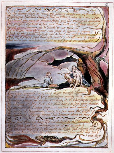 "In the Flames Stood", plate 14 from 