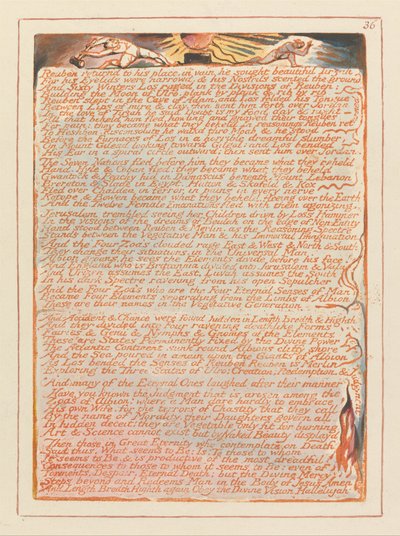 Jerusalem, Plate 36, Reuben returnd to his place by William Blake