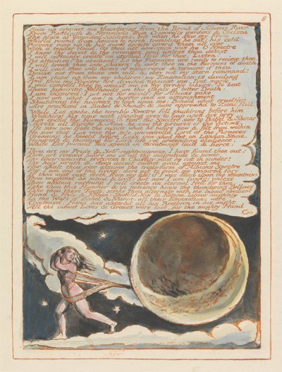 Jerusalem, Plate 8, Rose up against me.... by William Blake