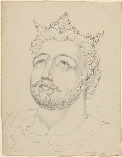 King Canute by William Blake