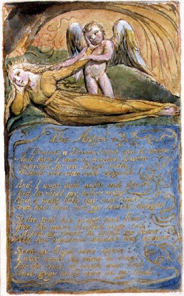 The Angel: Plate 41 from Songs of Innocence and of Experience (Copy AA) by William Blake