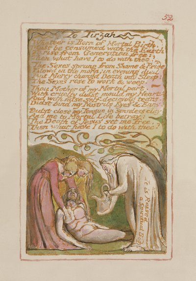 To Tirzah: plate 52 from Songs of Innocence and of Experience (copy AA) by William Blake