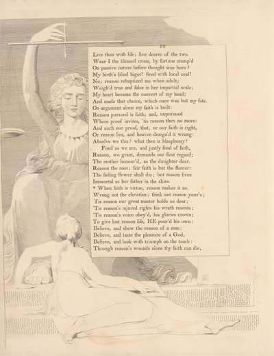 When Faith is Virtue, Reason Makes It So by William Blake