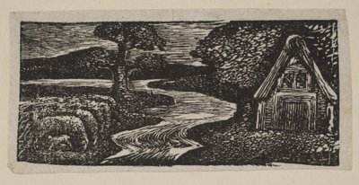 Sabrinas Silvery Flood, from Thorntons Pastorals of Virgil by William Blake
