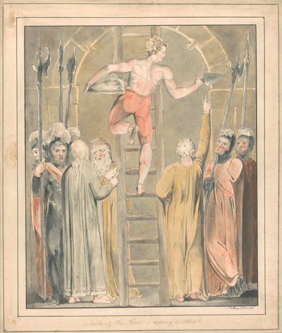 Sealing the Stone and Setting a Watch by William Blake