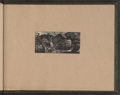 Shepherd Chases Away Wolf by William Blake