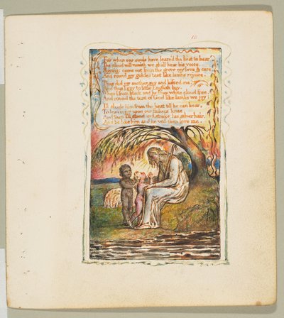 Songs of Innocence and of Experience: Little Black Boy second plate by William Blake
