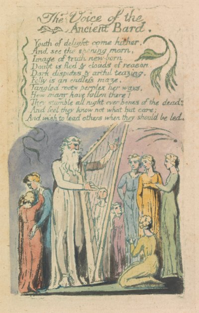 Songs of Innocence and of Experience, Plate 22, "The Little Girl Found" (Bentley 36) by William Blake