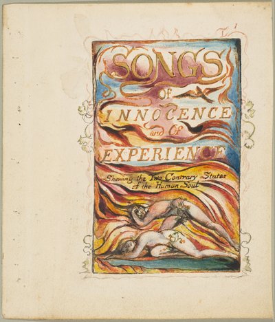 Songs of Innocence and of Experience: Combined Title-page by William Blake