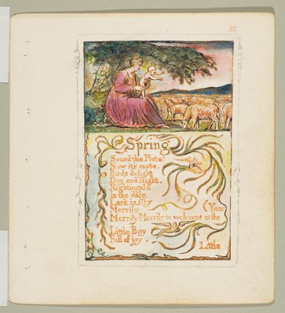 Songs of Innocence and of Experience: Spring by William Blake