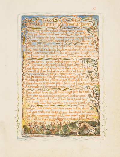 Songs of Innocence and of Experience: The Chimney Sweeper by William Blake
