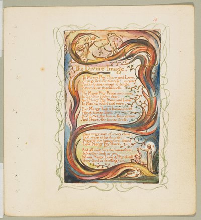 Songs of Innocence and of Experience: The Divine Image, ca. 1825 by William Blake