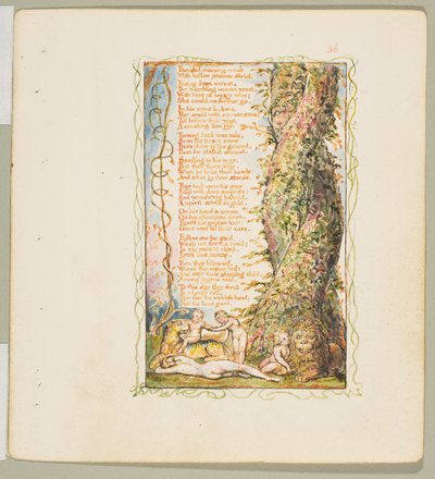 Songs of Innocence and of Experience: The Little Girl Found second plate by William Blake